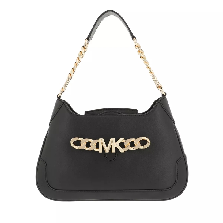 Michael Kors Medium Conv Shoulder Black Hobo Bag