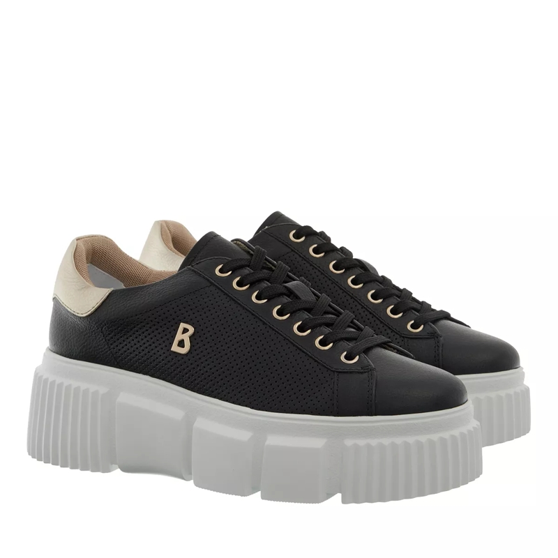 Bogner Platform Sneakers Shanghai 1 B Black-Platinum