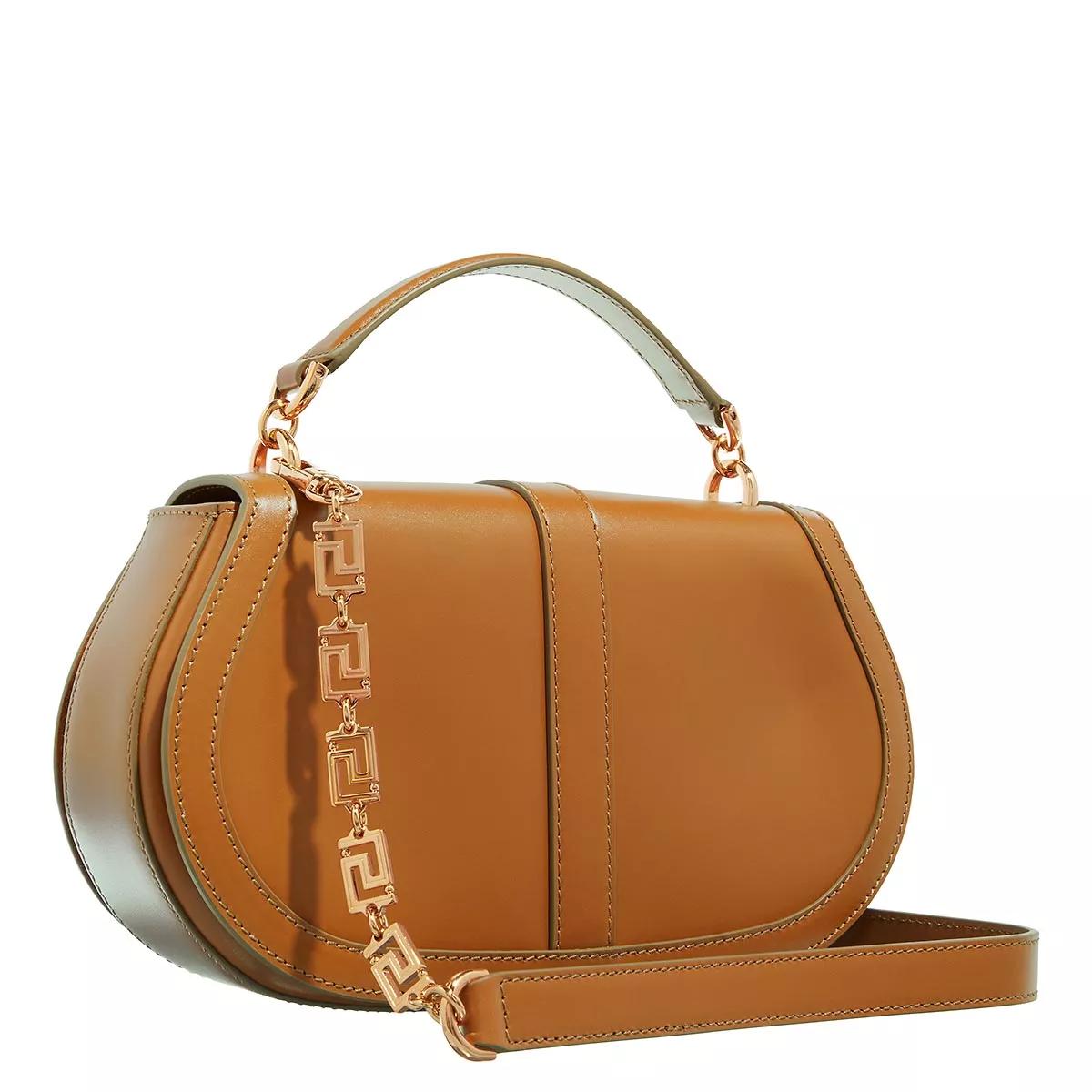 Versace Totes Top Handle in cognac