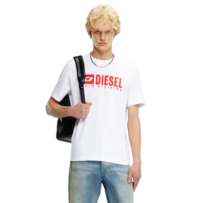 Diesel Hemd T-ADJUST-Q7 T-SHIRT 1er Pack weiss(Image 4)