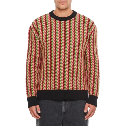 Lanvin Curb Crewneck Sweater Multicolor 