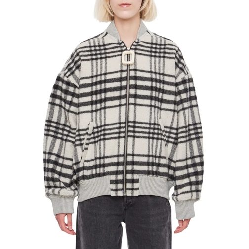 J.W.Anderson Bomberjacken Wool Bomber Jacket White