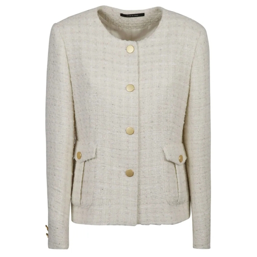 Tagliatore Blazer Elegant Cream Jackets Neutrals