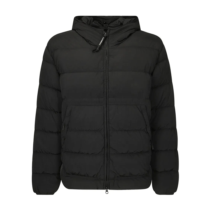 Black padded down jacket clearance