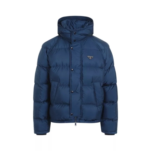 Prada Blue Down Jacket Blue 