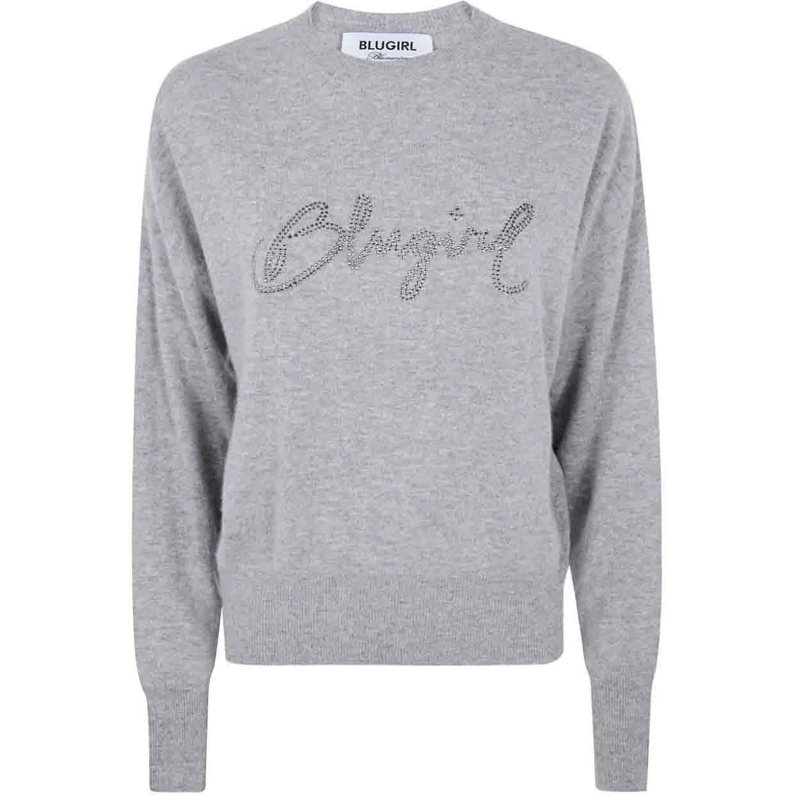 Blugirl  Sweaters Gray Light Melange mehrfarbig