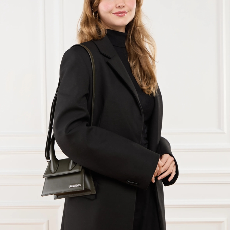 Jacquemus Crossbody Bag Le Chiquito Moyen Dark Khaki(Image 2)