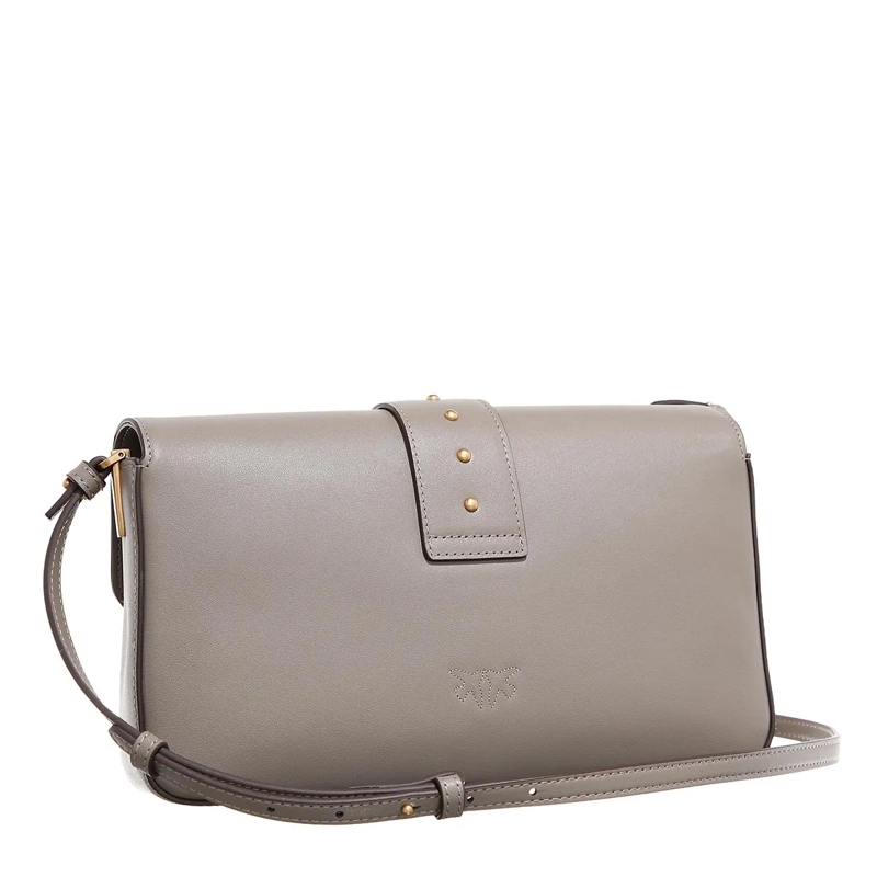 Pinko Crossbody Bag Love One Classic Slouchy Fl Noce-Antique Gold(Image 4)