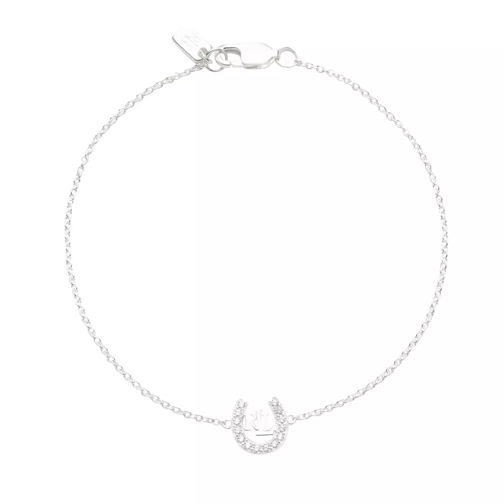 Lauren Ralph Lauren Br 7.25 Logo Horseshoe Flex SILVER Braccialetti