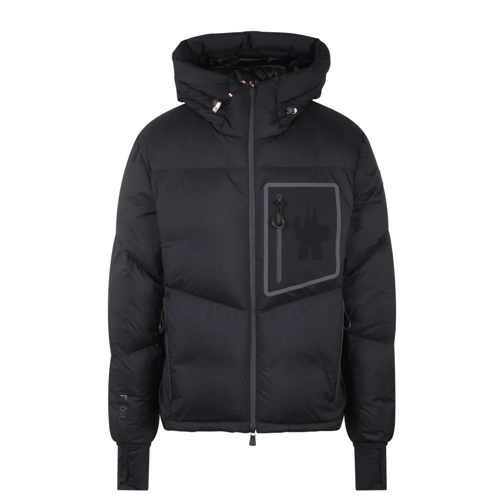 Moncler Mandres Hooded Padded Jacket Black Vestes en duvet