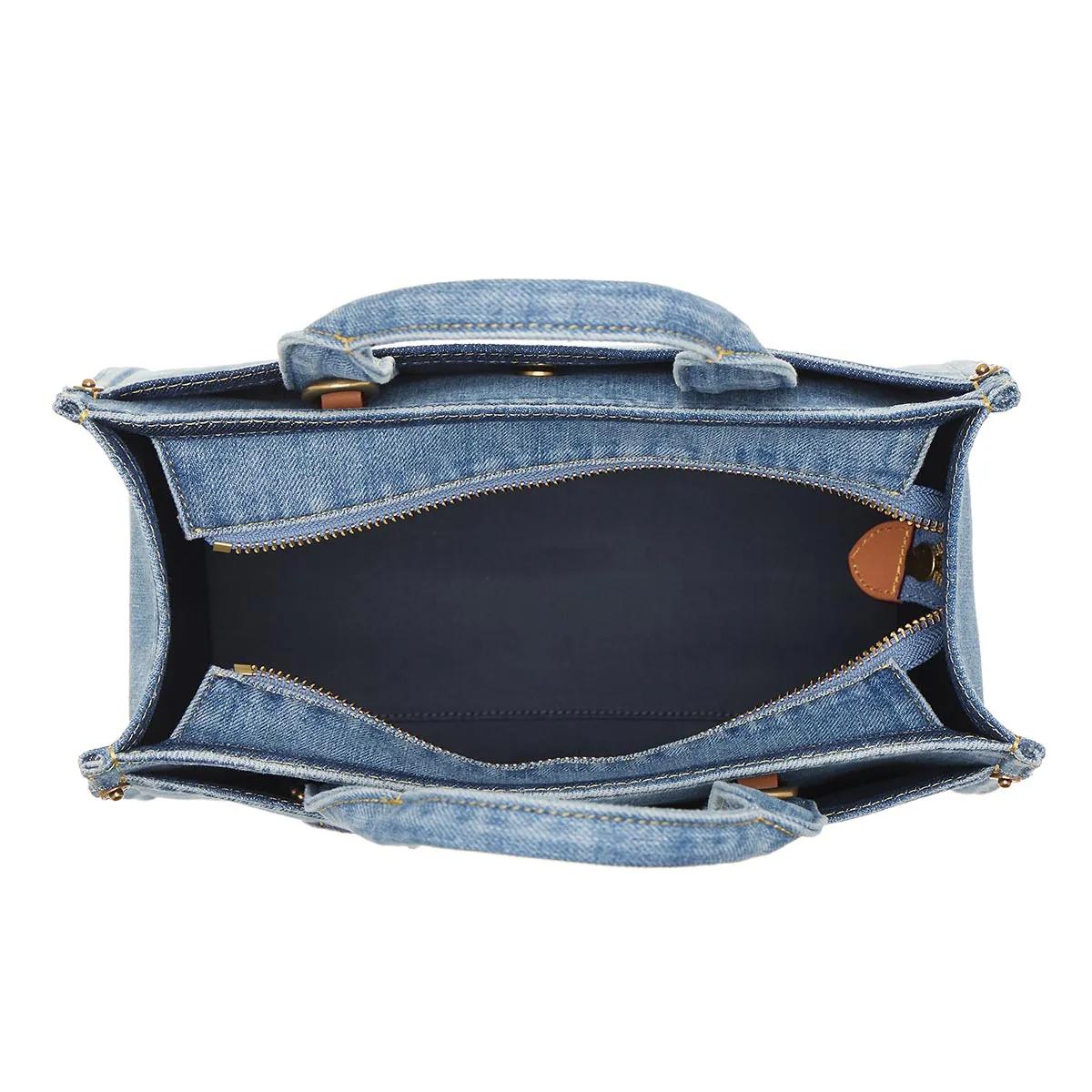 Coach Crossbody bags Denim Cargo Tote 26 in blauw