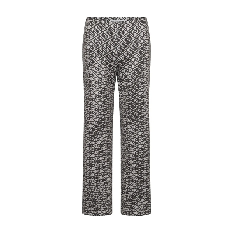 Raffaelo Rossi Pantalons décontractés 7/8-Hose Elaine mit Muster Grau