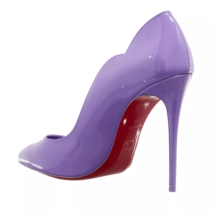 Purple louboutin store heels