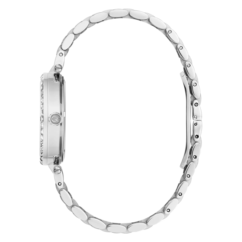 GC Quarzuhr Quarz-Analoguhr Gc Flair Crystal silber(Image 2)