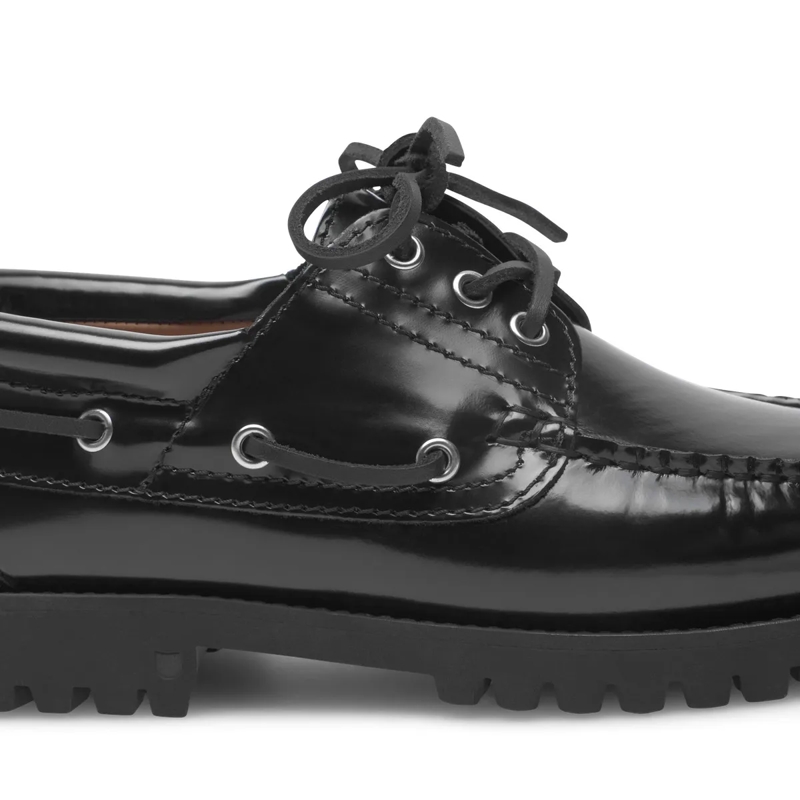 Henry Stevens Chaussures de bateau Bootsschuh Morgan W DS schwarz(Image 3)