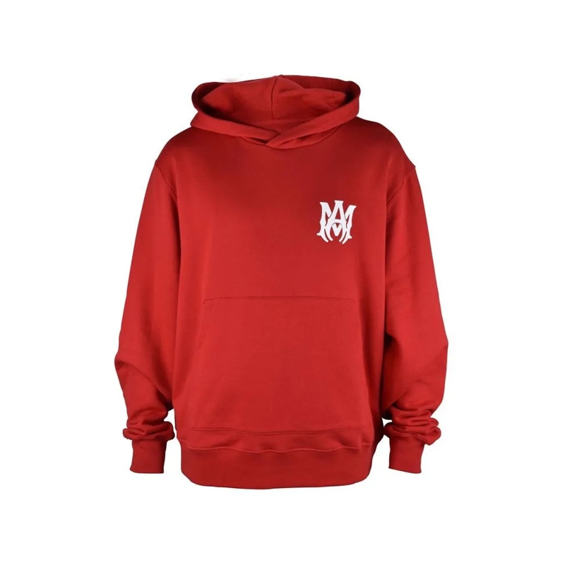 Amiri  Amiri Hooded Sweatshirt With Distinctive Logo Desi Red