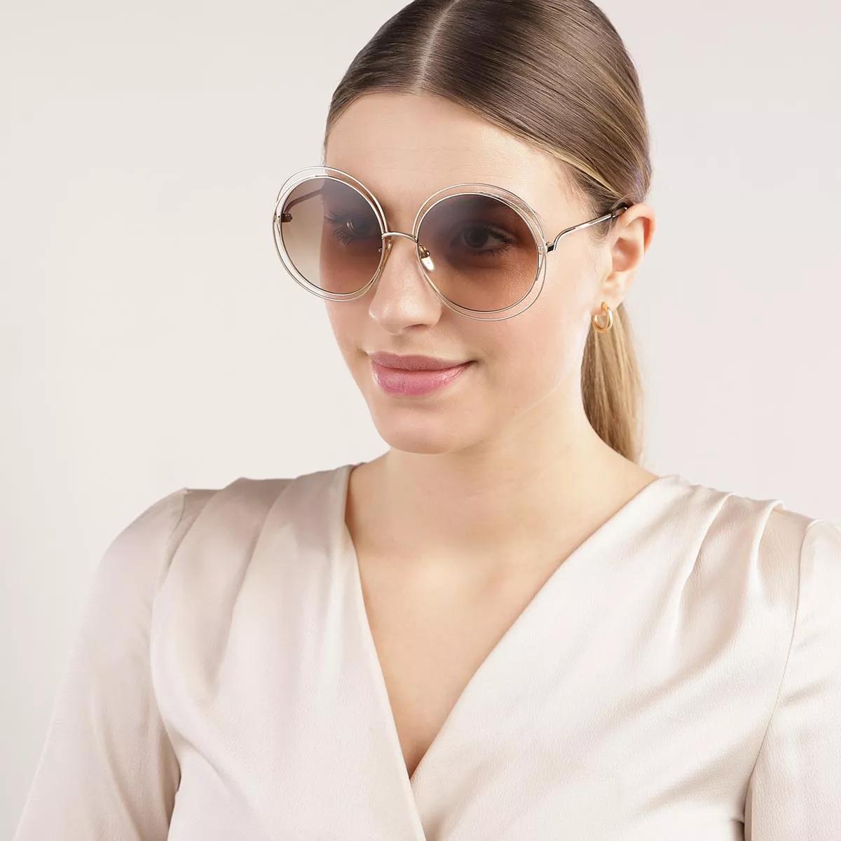 Chloe 55mm hot sale round sunglasses