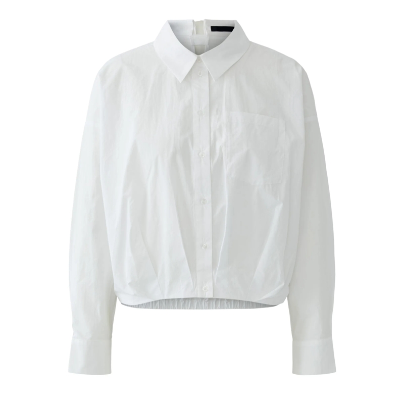 Oui Bluse Bluse weiss