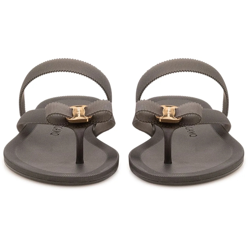 Salvatore Ferragamo Sandalen Infradito Jealsa con Fasce taupe(Image 2)