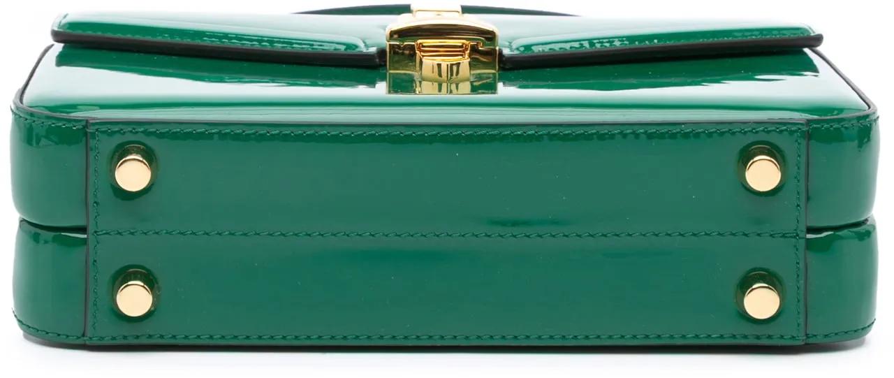 Thumbnail - Gucci Hobo Bags - 2016-2024 Patent Sylvie 1969 Satchel - Gr. unisize - in Grün - für Damen