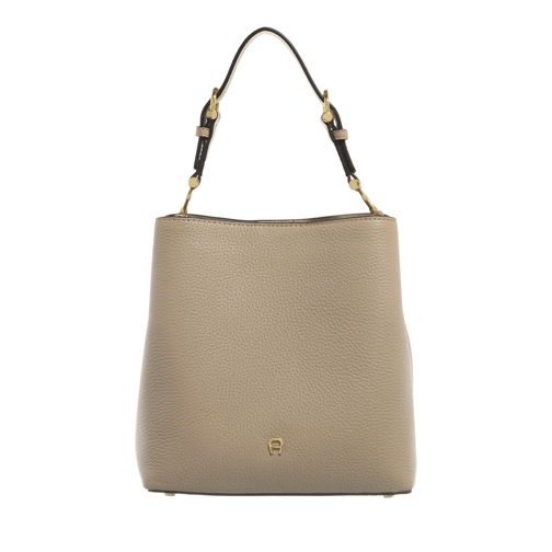 AIGNER Bucket Bag Delia Alpaca Beige