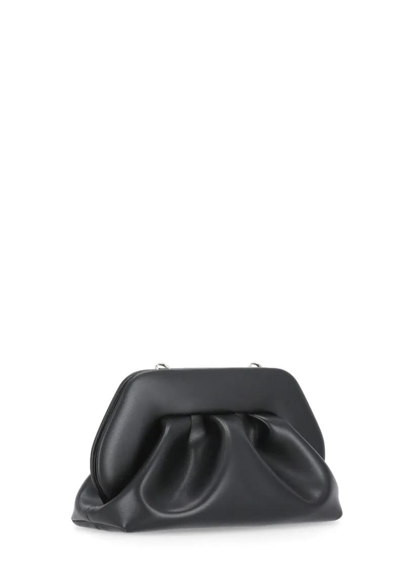 Themoirè Hobo bags Black "Tia" Vegan Leather Shoulder Bag in zwart