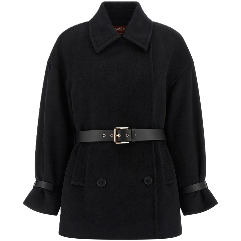 Max Mara Übergangsjacke Coats Black schwarz