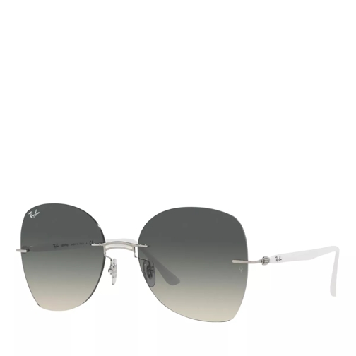 Ray-Ban 0RB8066 WHITE ON SILVER Sunglasses