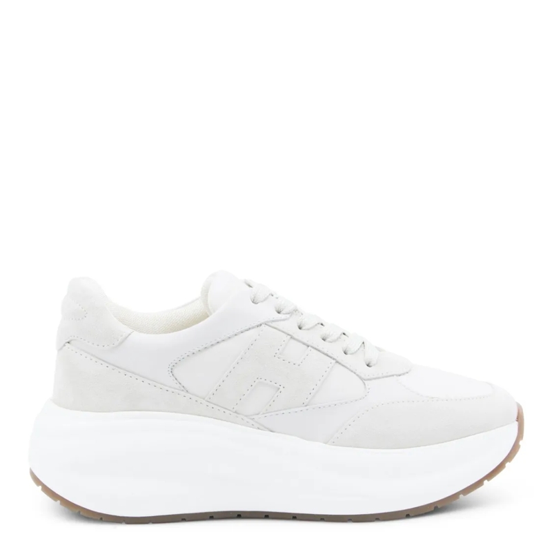 Hogan Lage-top sneaker Sole White Sneakers With Soft Suede White
