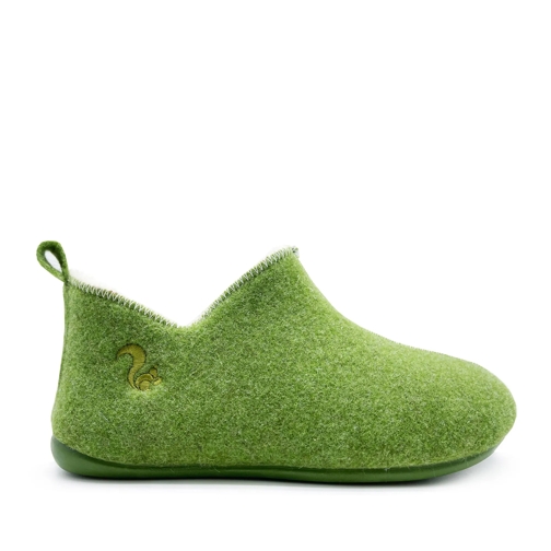 thies Pantoffel thies 1856 ® Kids Wool Slipper Boot light green (K grün