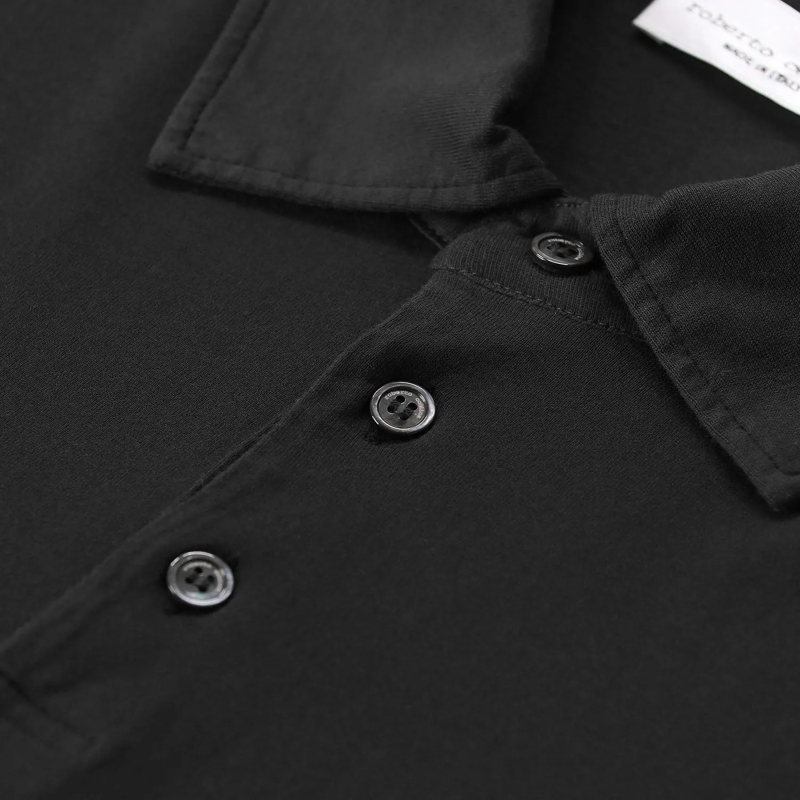 Roberto Collina Polohemd Poloshirt aus Baumwolle weiß(Image 9)