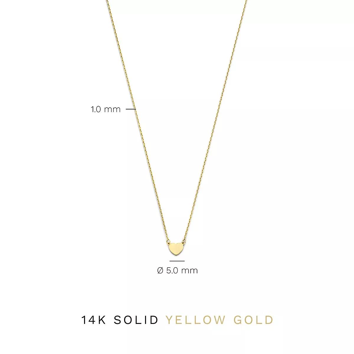 Thumbnail - Isabel Bernard Halskette - Belleville Amore 14 karat necklace with heart - Gr. unisize - in Gold - für Damen