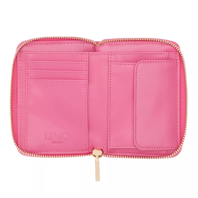 LIU JO Portemonnaie mit Zip-Around-Reißverschluss Ecs M Zip  Lampone light(Image 5)