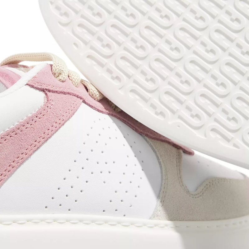 Furla Lage-top sneaker Furlasport Lace-Up Sneaker T.3 Off White+Alba+Talco H+Rosso Veneziano(Image 3)