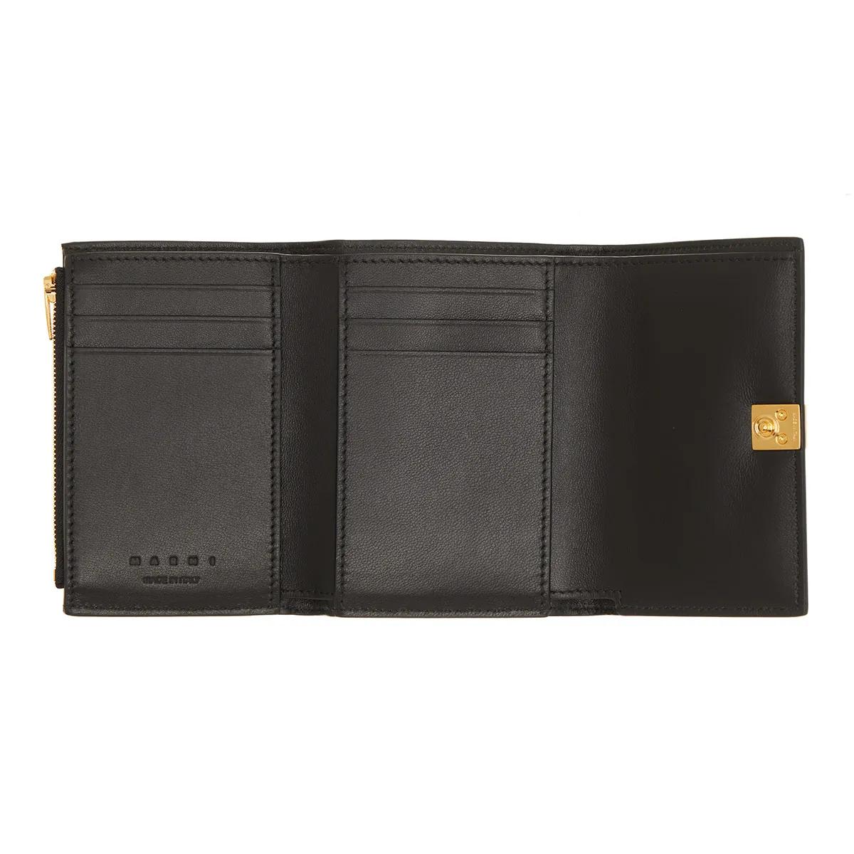 Thumbnail - Marni Portemonnaies - Trifold - Gr. unisize - in Schwarz - für Damen