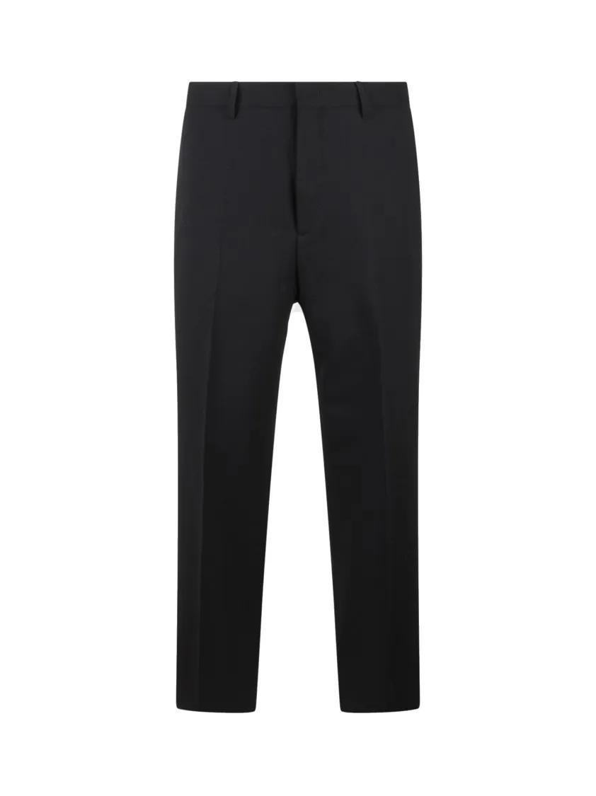Thumbnail - Tagliatore - Wool Jersey Stretch Tailored Trousers - Größe 46 - schwarz