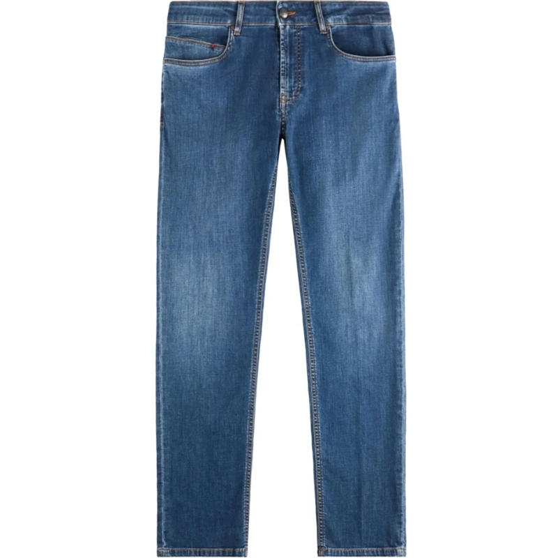 Fay Jeans à jambe droite Jeans Blue blau