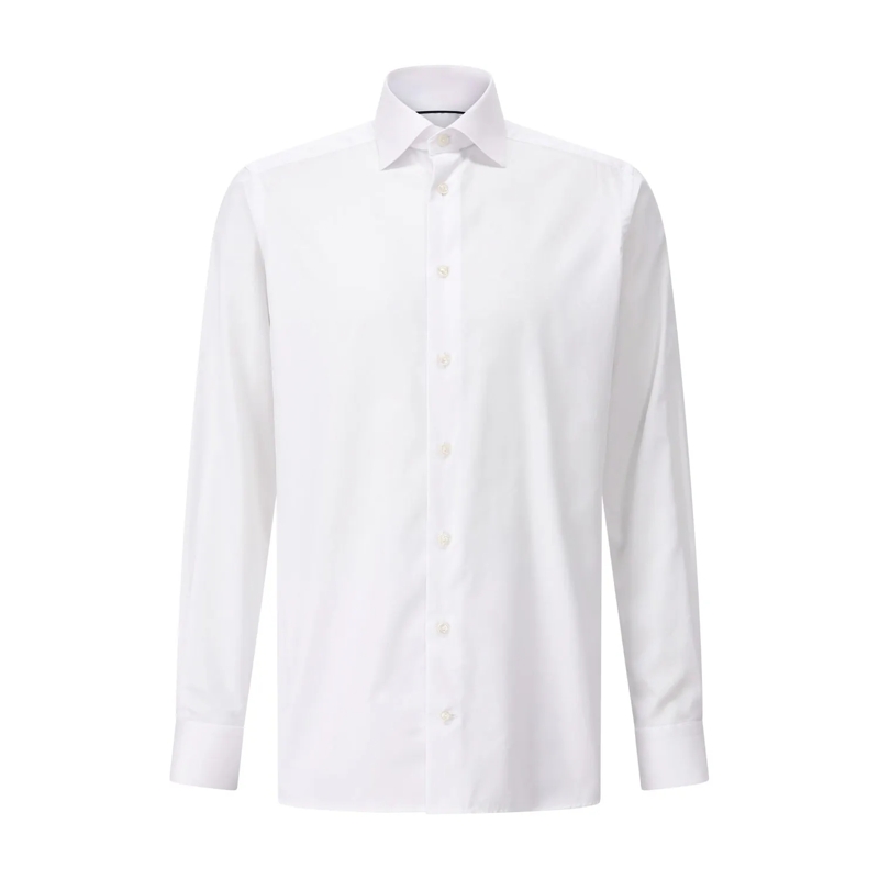 Eton Polohemd Contemporary-Fit Twillhemd Weiß(Image 3)
