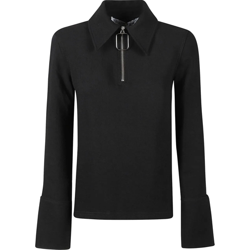 J.W.Anderson Blusen Wire Puller Henley Top Black schwarz