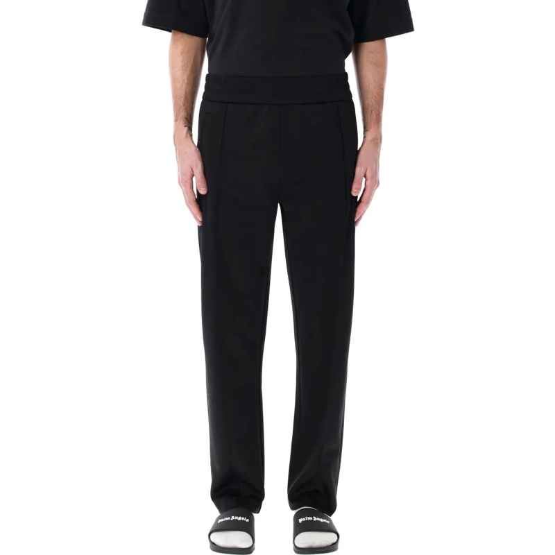 Palm Angels Jogginghose Curved Logo Track Pants Black