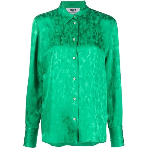 MSGM T-Shirts camicia green grün