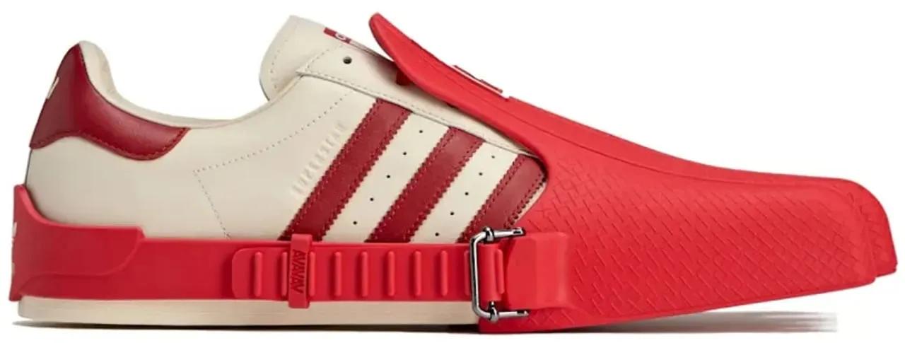 Adidas Low-Top Sneaker - adidas Superfinger Superstar AVAVAV Better Scarlet - Gr. 38_2_3 - in Weiß - für Herren