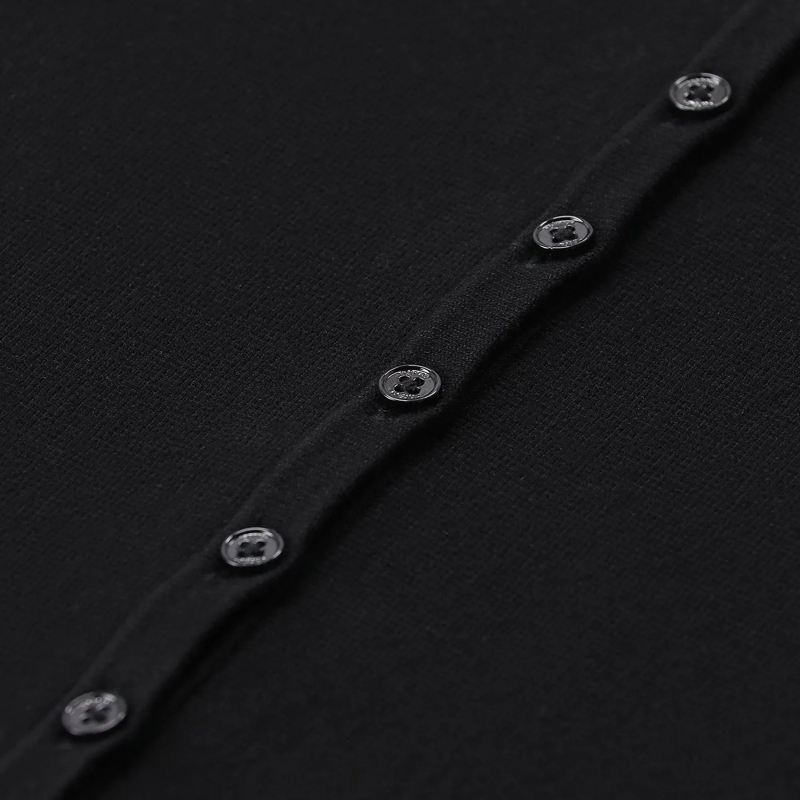 TOTEME Strickjacke Strickjacke aus Materialmix schwarz(Image 4)