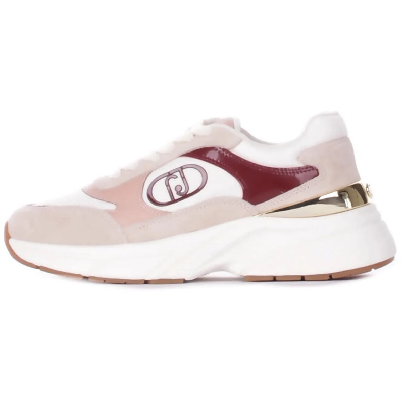 LIU JO Low-Top-Sneaker Sneakers Beige Bordeaux beige