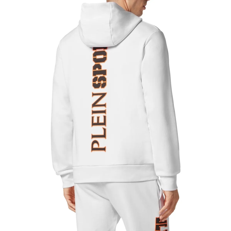 Plein Sport Top Hoodie Scratch weiss(Image 2)