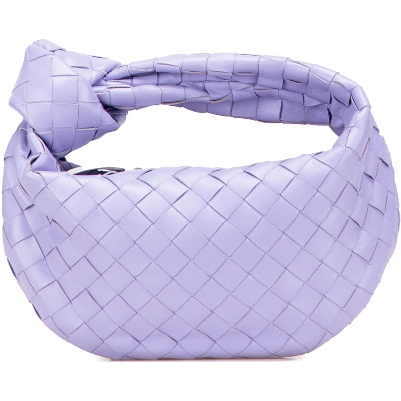 Bottega Veneta Sac à bandoulière Mini Nappa Intrecciato Jodie lila
