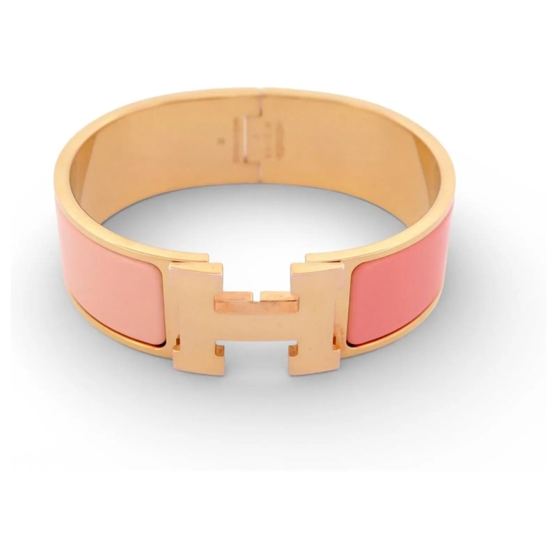 Hermès Armband NEUES HERMES CLIC CLAC H GROSSER ARMBAND H300001FV pink
