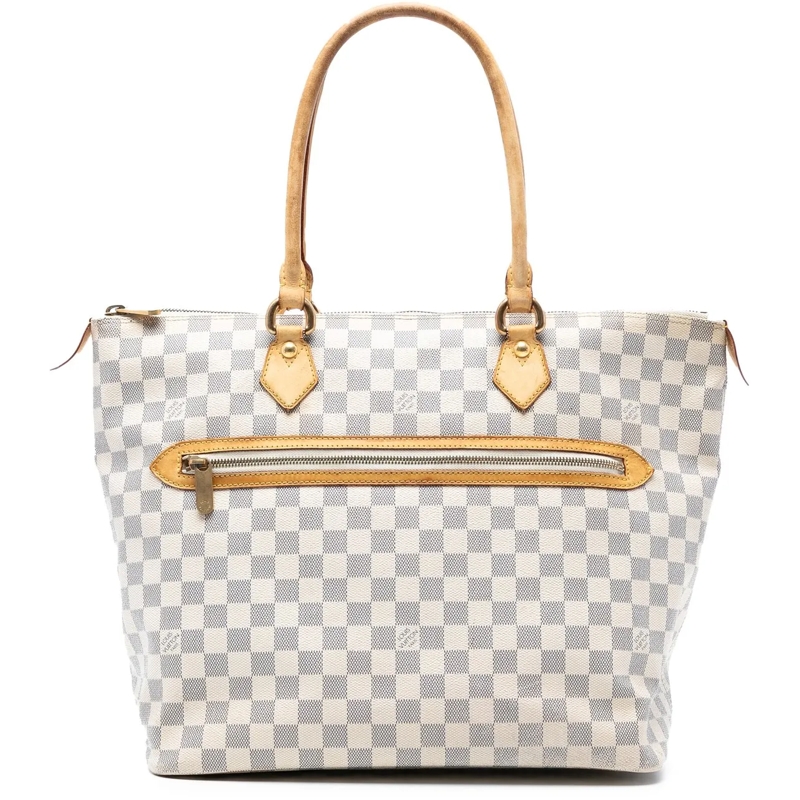 Louis Vuitton Tote Damier Azur Saleya GM weiß