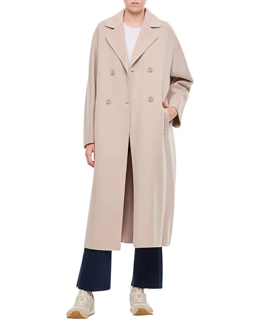 Max Mara - Capi Double Breasted Oversize Coat - Größe 42 - grau