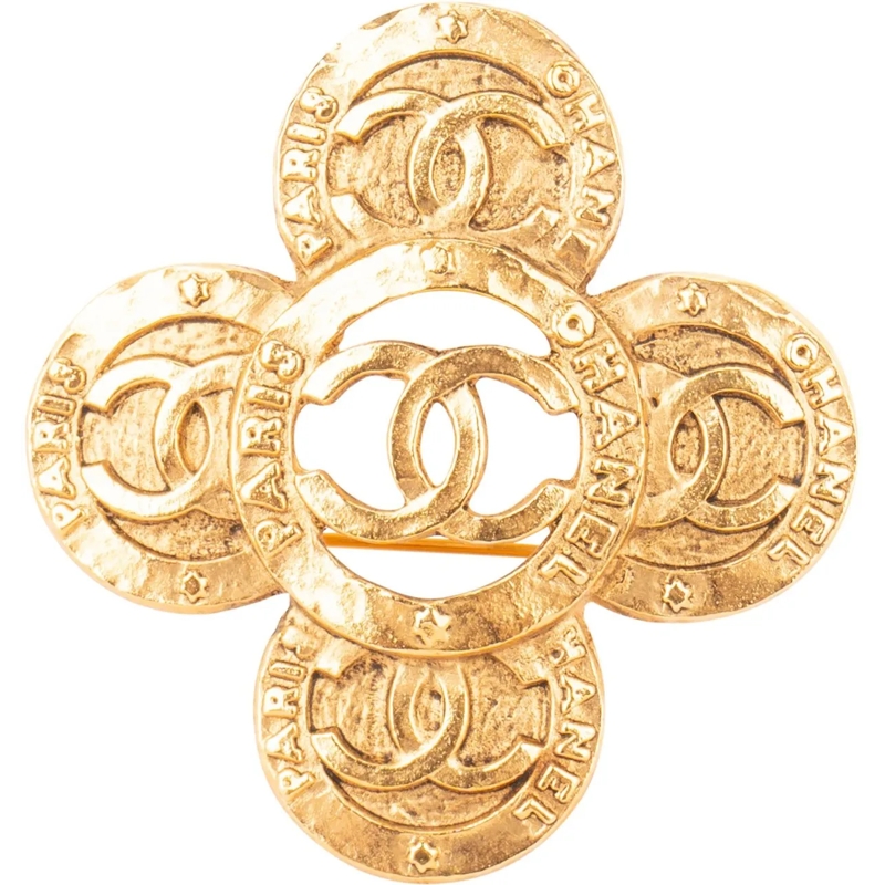 Chanel  Chanel Golden Ouro Brooch mehrfarbig